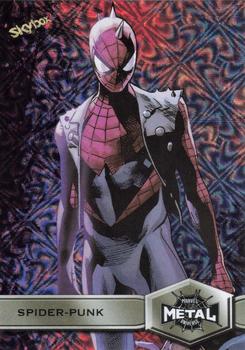 2021 SkyBox Metal Universe Marvel Spider-Man - Grandiose #186 Spider-Punk Front