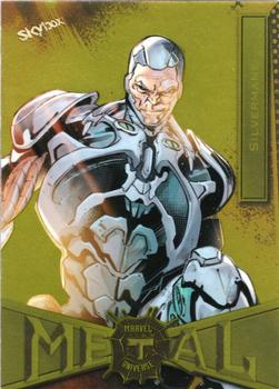 2021 SkyBox Metal Universe Marvel Spider-Man - Yellow FX #82 Silvermane Front