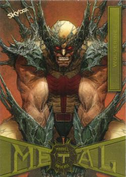 2021 SkyBox Metal Universe Marvel Spider-Man - Yellow FX #100 Wolverine Front