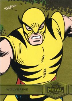 2021 SkyBox Metal Universe Marvel Spider-Man - Yellow FX #200 Wolverine Front