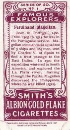 1997 Card Collectors Society 1911 F. & J. Smith's Famous Explorers (reprint) #1 Ferdinand Magellan Back