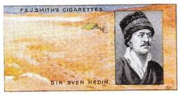 1997 Card Collectors Society 1911 F. & J. Smith's Famous Explorers (reprint) #24 Sir Sven Hedin Front
