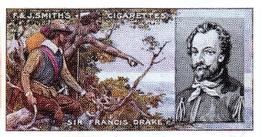1997 Card Collectors Society 1911 F. & J. Smith's Famous Explorers (reprint) #36 Sir Francis Drake Front