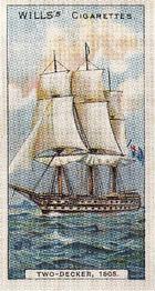 1996 Card Collectors 1905 Wills's Nelson Series (reprint) #6 Two-Decker 1805 Front