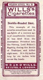 1996 Card Collectors 1905 Wills's Nelson Series (reprint) #8 Double-Headed Shot Back