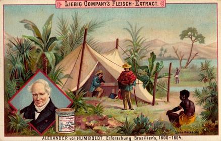 1891 Liebig Forscher (Famous Explorers I)(German text)(F309, S303) #NNO Alexander von Humboldt Front