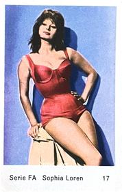 1960-69 Dutch Gum Serie FA #17 Sophia Loren Front