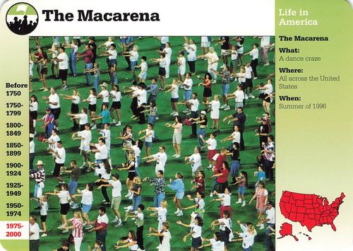 1996-97 Grolier Story of America Cards - Year in Review #E.20 The Macarena Front