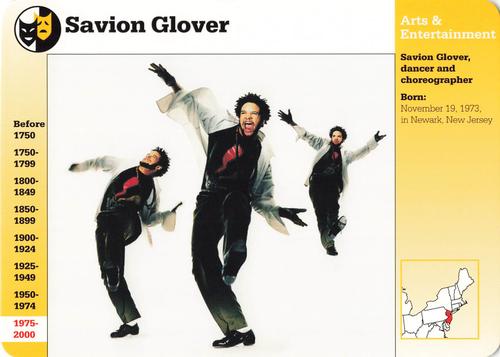 1996-97 Grolier Story of America Cards - Year in Review #F.11 Savion Glover Front