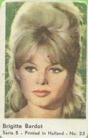 1960-69 Dutch Gum Serie B (Printed in Holland) #23 Brigitte Bardot Front