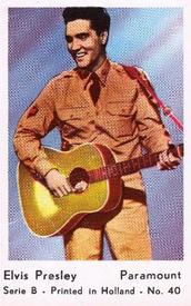 1960-69 Dutch Gum Serie B (Printed in Holland) #40 Elvis Presley Front