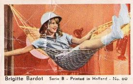 1960-69 Dutch Gum Serie B (Printed in Holland) #60 Brigitte Bardot Front