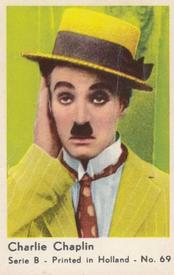 1960-69 Dutch Gum Serie B (Printed in Holland) #69 Charlie Chaplin Front