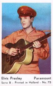 1960-69 Dutch Gum Serie B (Printed in Holland) #75 Elvis Presley Front