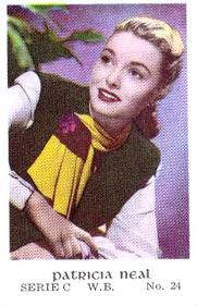 1950-59 Dutch Gum Serie C (Name in Script) #24 Patricia Neal Front