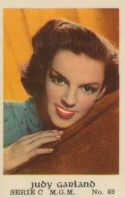 1950-59 Dutch Gum Serie C (Name in Script) #69 Judy Garland Front