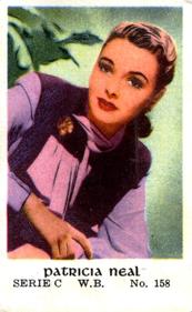 1950-59 Dutch Gum Serie C (Name in Script) #158 Patricia Neal Front