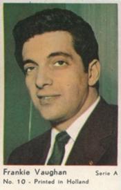 1964 Dutch Gum Serie A (Printed in Holland) #10 Frankie Vaughan Front