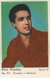 1964 Dutch Gum Serie A (Printed in Holland) #97 Elvis Presley Front