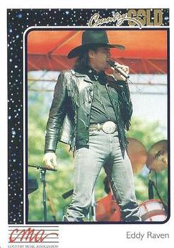 1992 Sterling CMA Country Gold Autograph Series #22 Eddy Raven Front