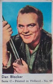 1960-69 Dutch Gum Serie C - Name Only on Top Line (Printed in Holland) #65 Dan Blocker Front