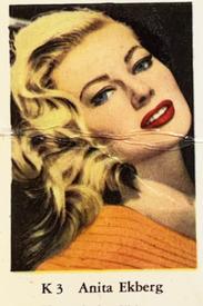 1950-59 Dutch Gum K Set #K3 Anita Ekberg Front
