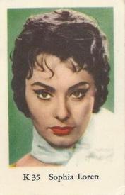 1950-59 Dutch Gum K Set #K35 Sophia Loren Front