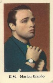 1950-59 Dutch Gum K Set #K39 Marlon Brando Front