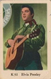 1950-59 Dutch Gum K Set #K92a Elvis Presley Front