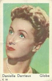 1950-59 Dutch Gum K Set (with Studio) #K16 Danielle Darrieux Front