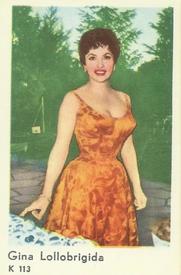 1950-59 Dutch Gum K Set (with Studio) #K113 Gina Lollobrigida Front