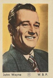1952 Maple Leaf Gum Film Stars #8 John Wayne Front