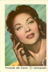 1952 Maple Leaf Gum Film Stars #11 Yvonne de Carlo Front