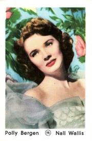 1952 Maple Leaf Gum Film Stars #14 Polly Bergen Front