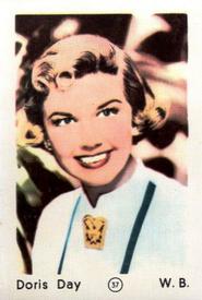 1952 Maple Leaf Gum Film Stars #37 Doris Day Front