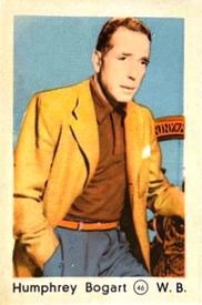 1952 Maple Leaf Gum Film Stars #46 Humphrey Bogart Front