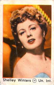 1952 Maple Leaf Gum Film Stars #49 Shelley Winters Front