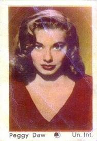 1952 Maple Leaf Gum Film Stars #51 Peggy Dow Front