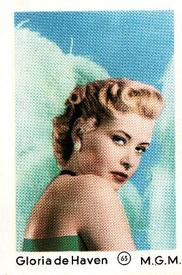 1952 Maple Leaf Gum Film Stars #63 Gloria DeHaven Front