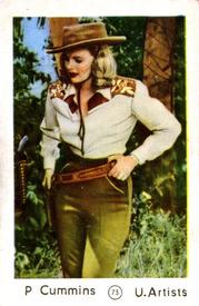 1952 Maple Leaf Gum Film Stars #73 Peggy Cummins Front