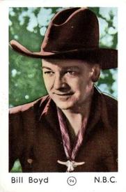 1952 Maple Leaf Gum Film Stars #94 Bill Boyd Front