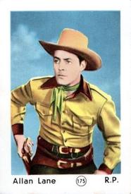 1952 Maple Leaf Gum Film Stars #175 Allan Lane Front