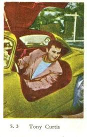 1957 Dutch Gum S Set #S3 Tony Curtis Front
