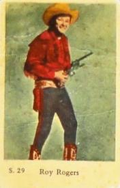 1957 Dutch Gum S Set #S29 Roy Rogers Front
