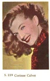 1957 Dutch Gum S Set #S239 Corinne Calvet Front