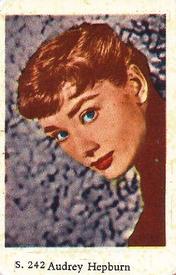 1957 Dutch Gum S Set #S242 Audrey Hepburn Front