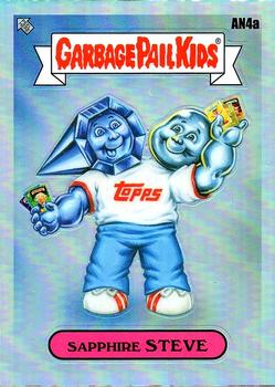 2021 Topps Chrome Garbage Pail Kids Original Series 4 - Refractor #AN4a Sapphire Steve Front