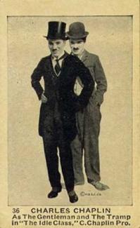 1923 American Caramel Movie Stars #36 Charles Chaplin Front
