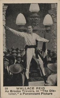1923 American Caramel Movie Stars #59 Wallace Reid Front