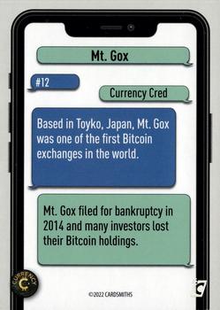 2022 Cardsmiths Currency Series 1 #12 Mt Gox Back